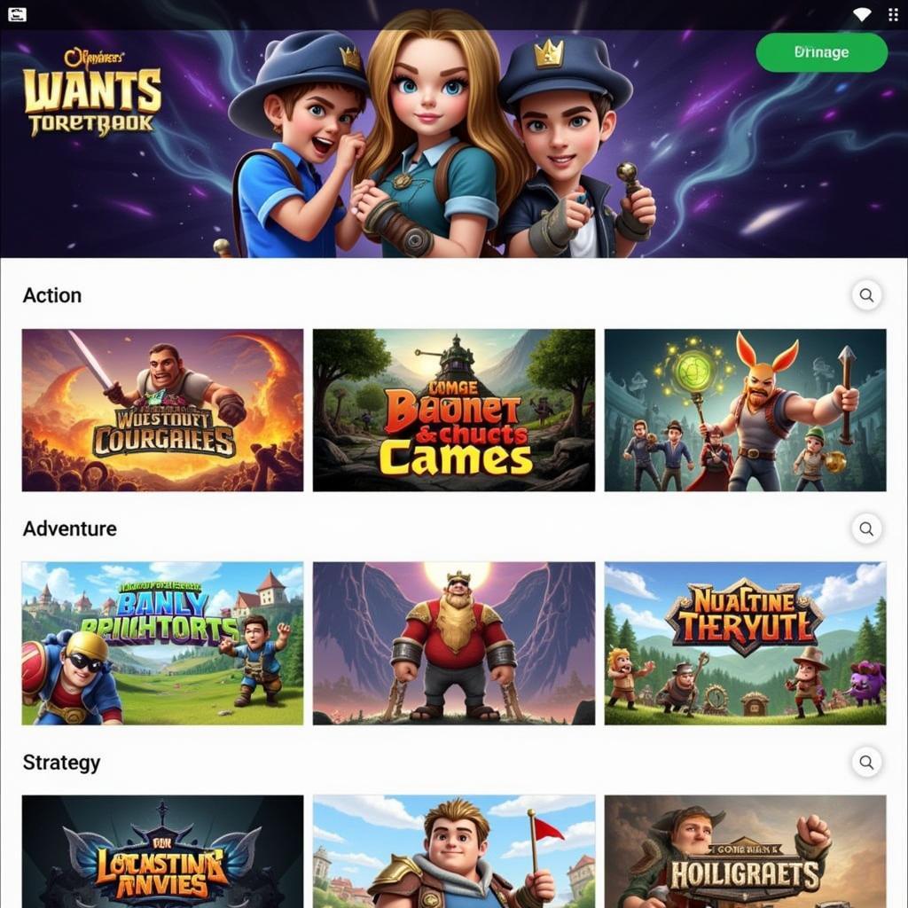 Hdonline APK Game Categories Page