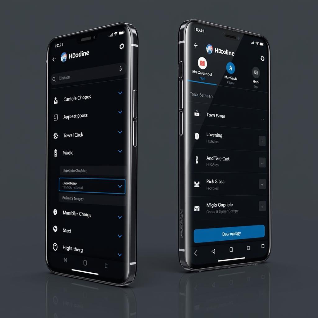 User-friendly HDOline APK interface