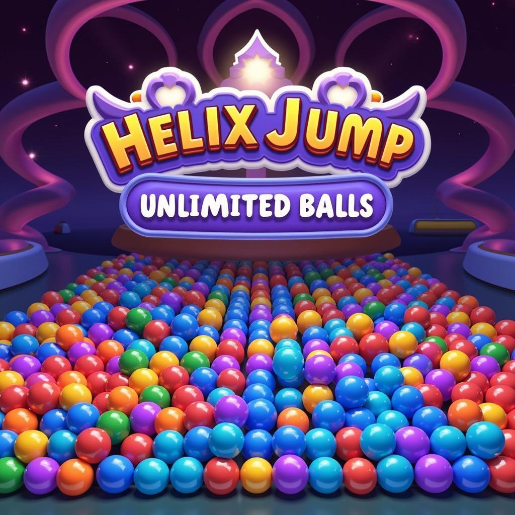 Helix Jump Mod APK Unlimited Balls Screenshot