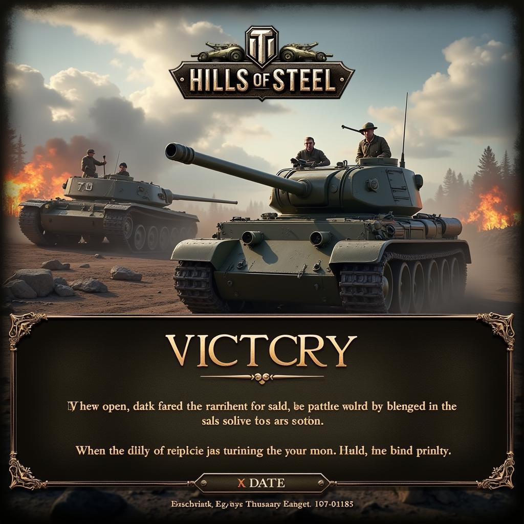 Hills of Steel Battle Victory