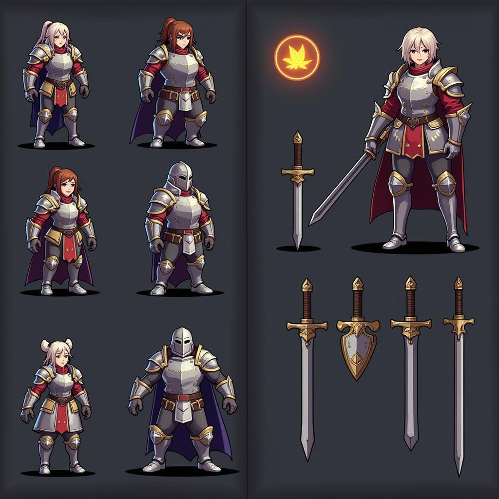 Holy Knight Character Customization Options