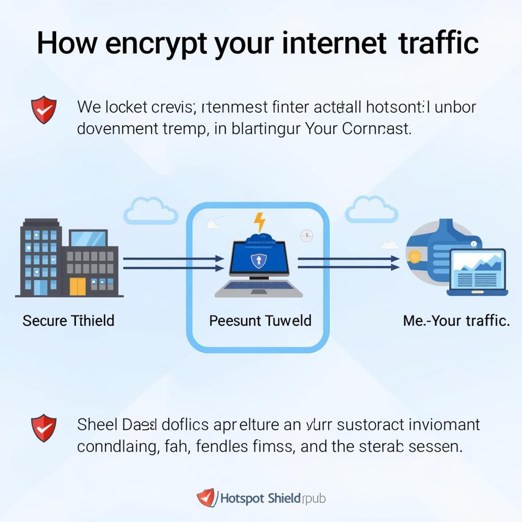 Data encryption with Hotspot Shield VPN