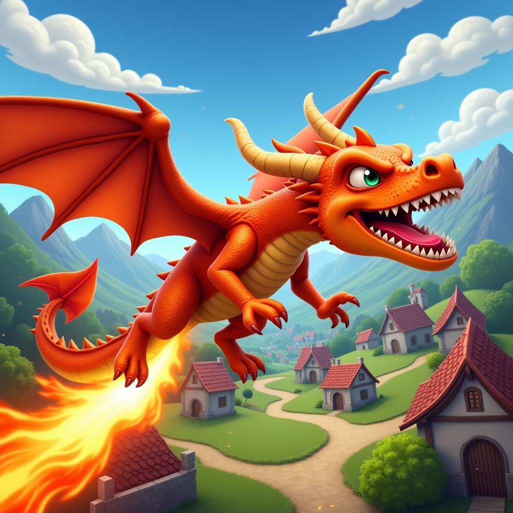 Hungry Dragon Gameplay Screenshot