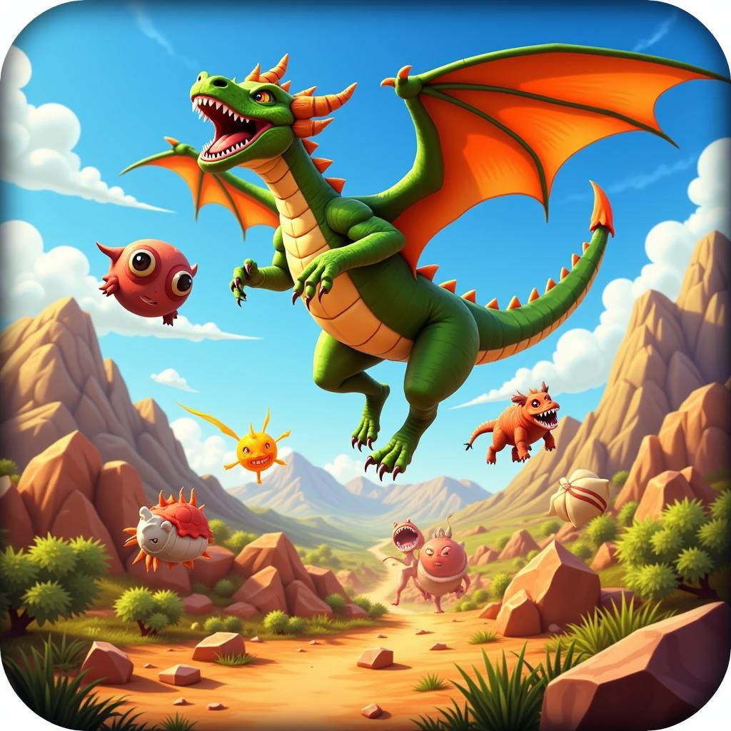 Hungry Dragon Mod APK Gameplay