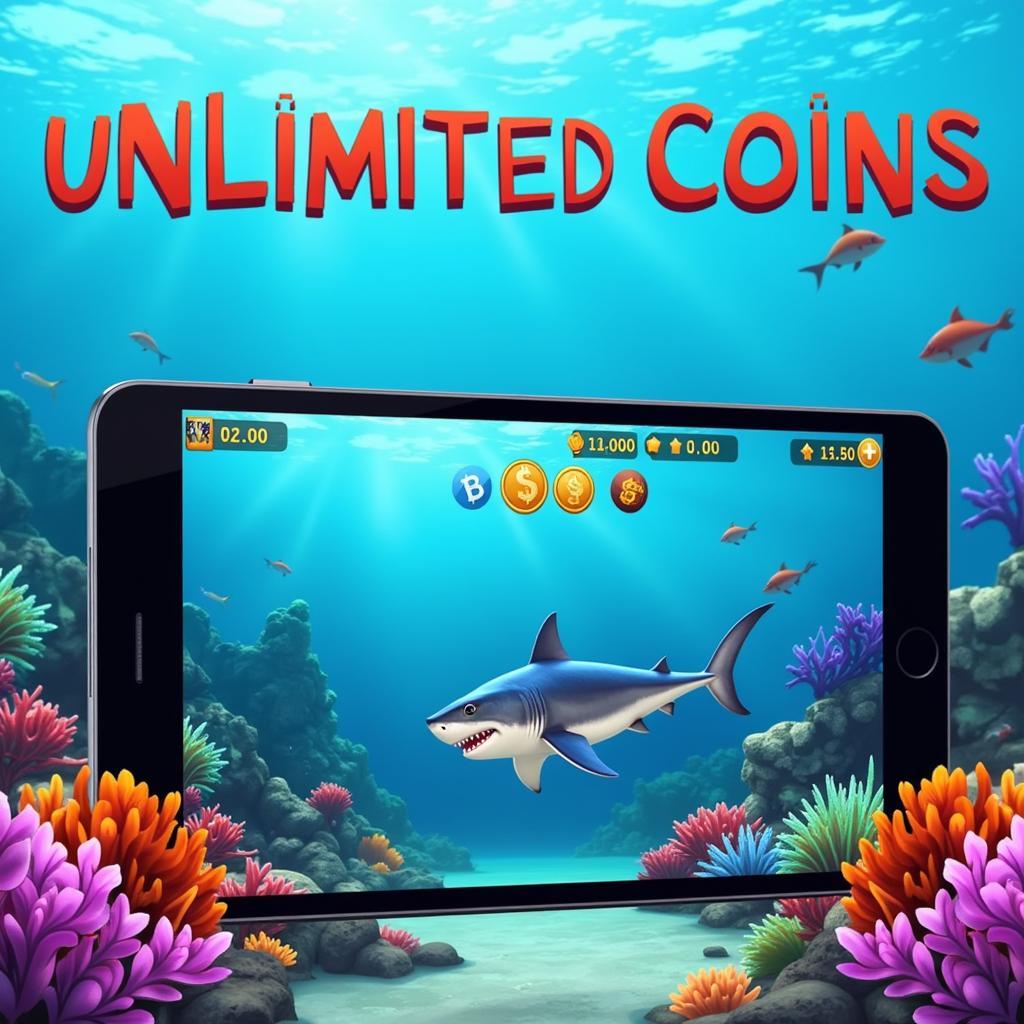 Hungry Shark Mod APK Unlimited Coins