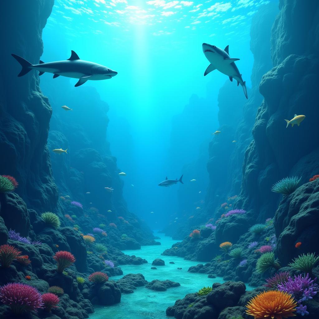 Hungry Shark World Underwater Environment Exploration