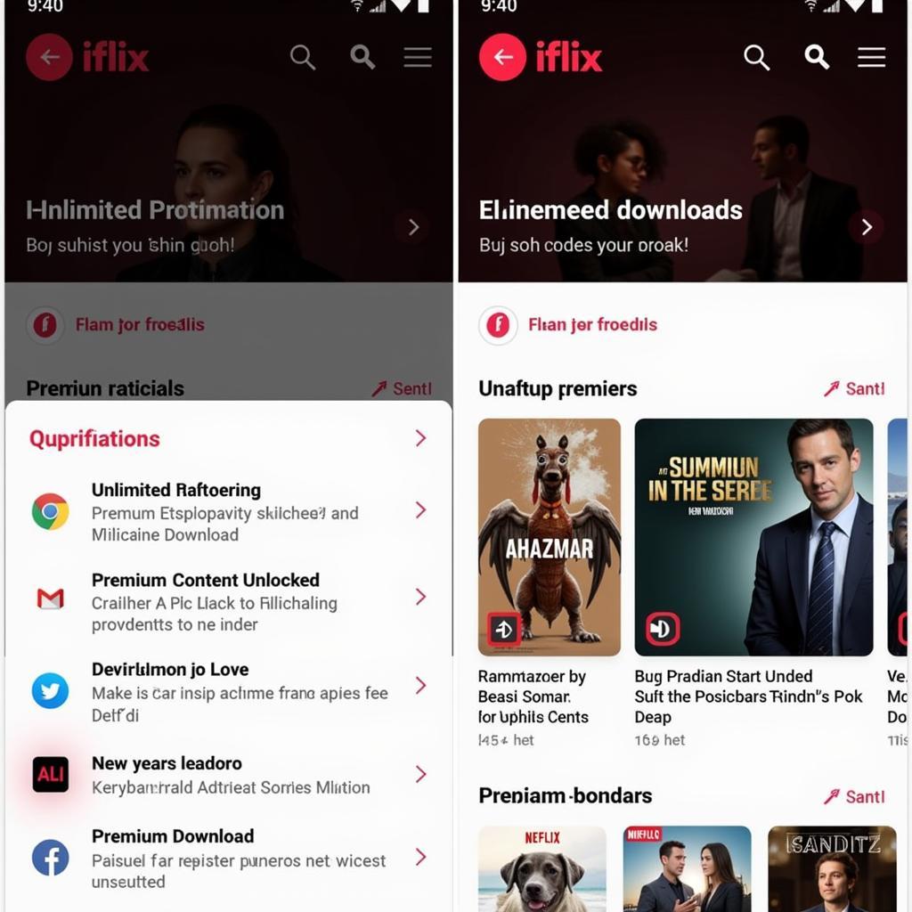 Features of iflix MOD APK