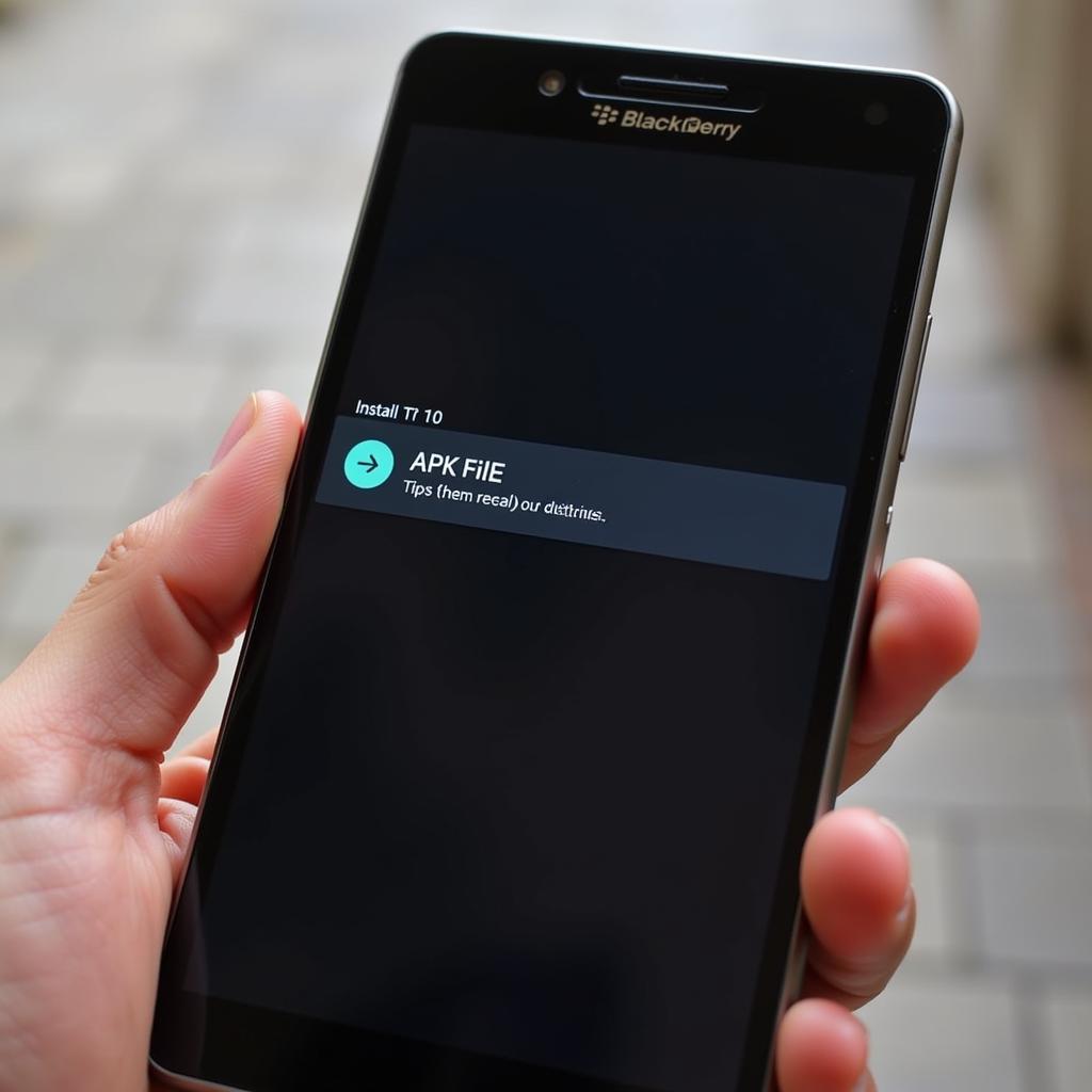 Installing APK on a BlackBerry 10 Phone