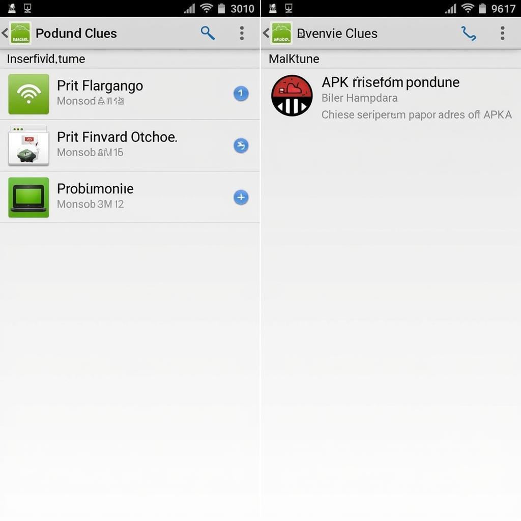 installing an apk file on droid4