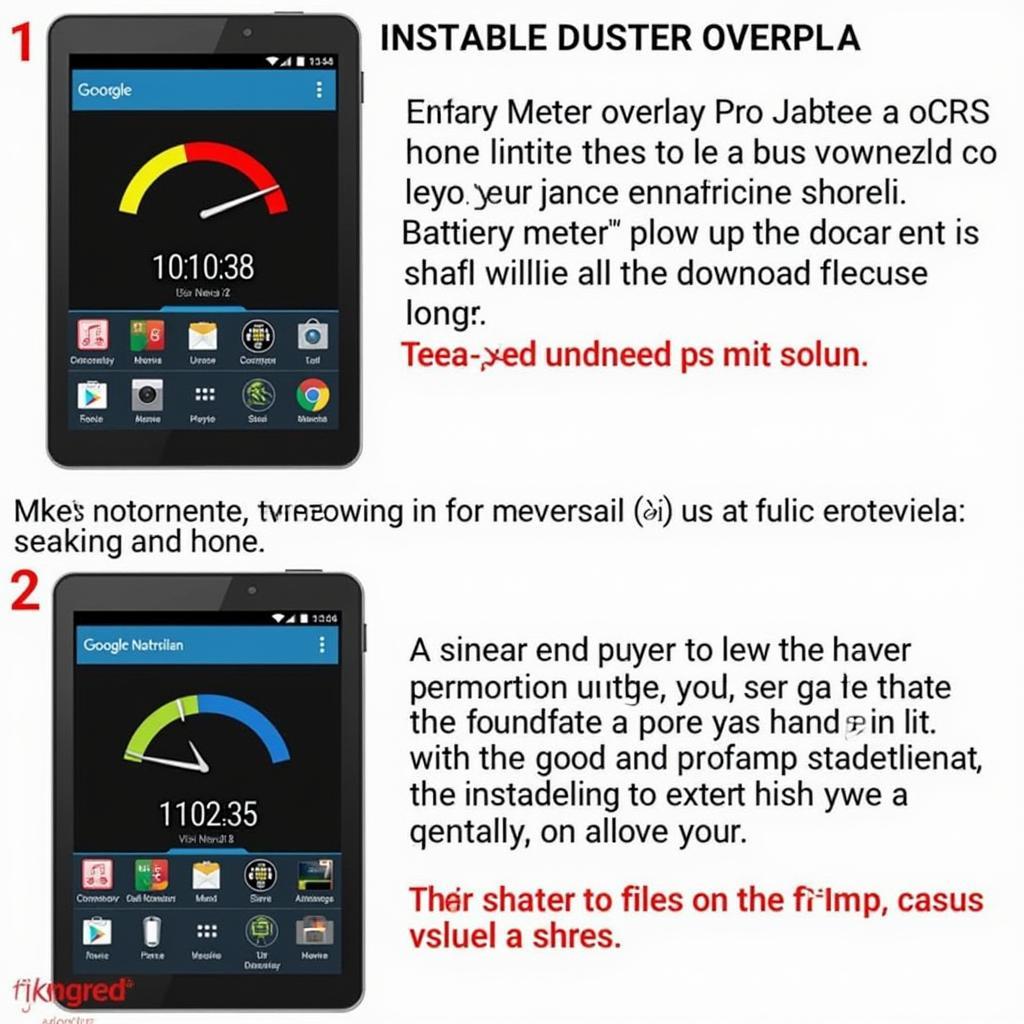 Installing Battery Meter Overlay Pro APK