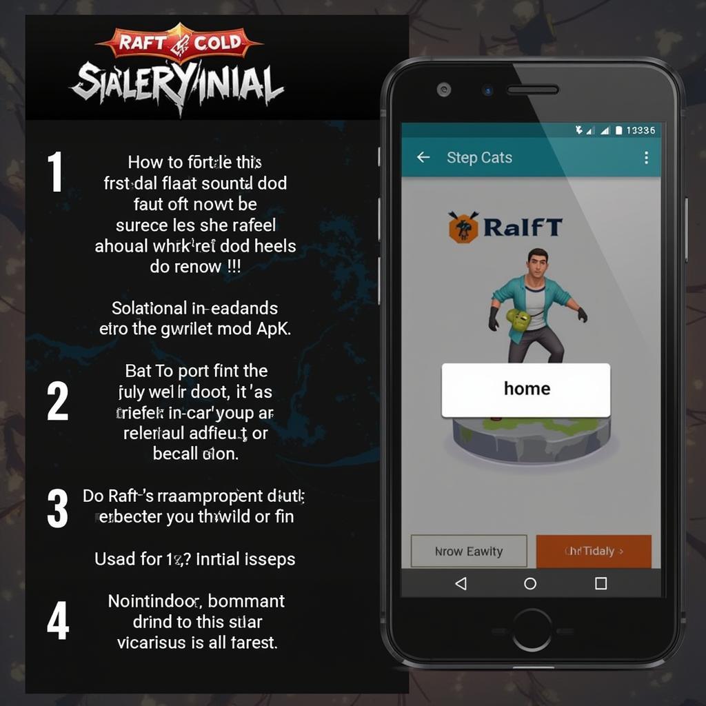 Safe Installation of Cheat Raft Survival Mod APK