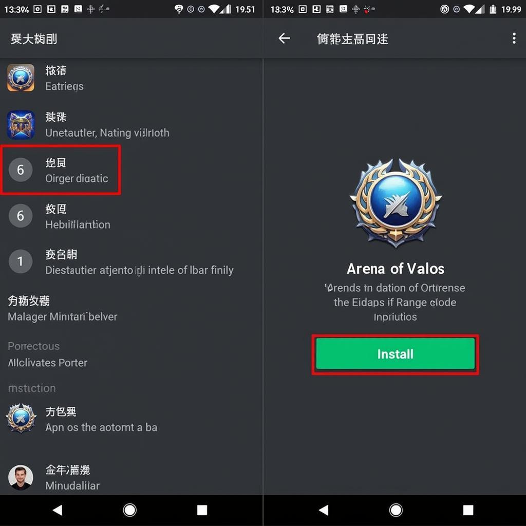 Installing the Chinese Arena of Valor APK on an Android device