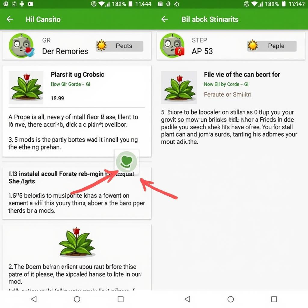 Installing Plant vs Zombie APK Mod