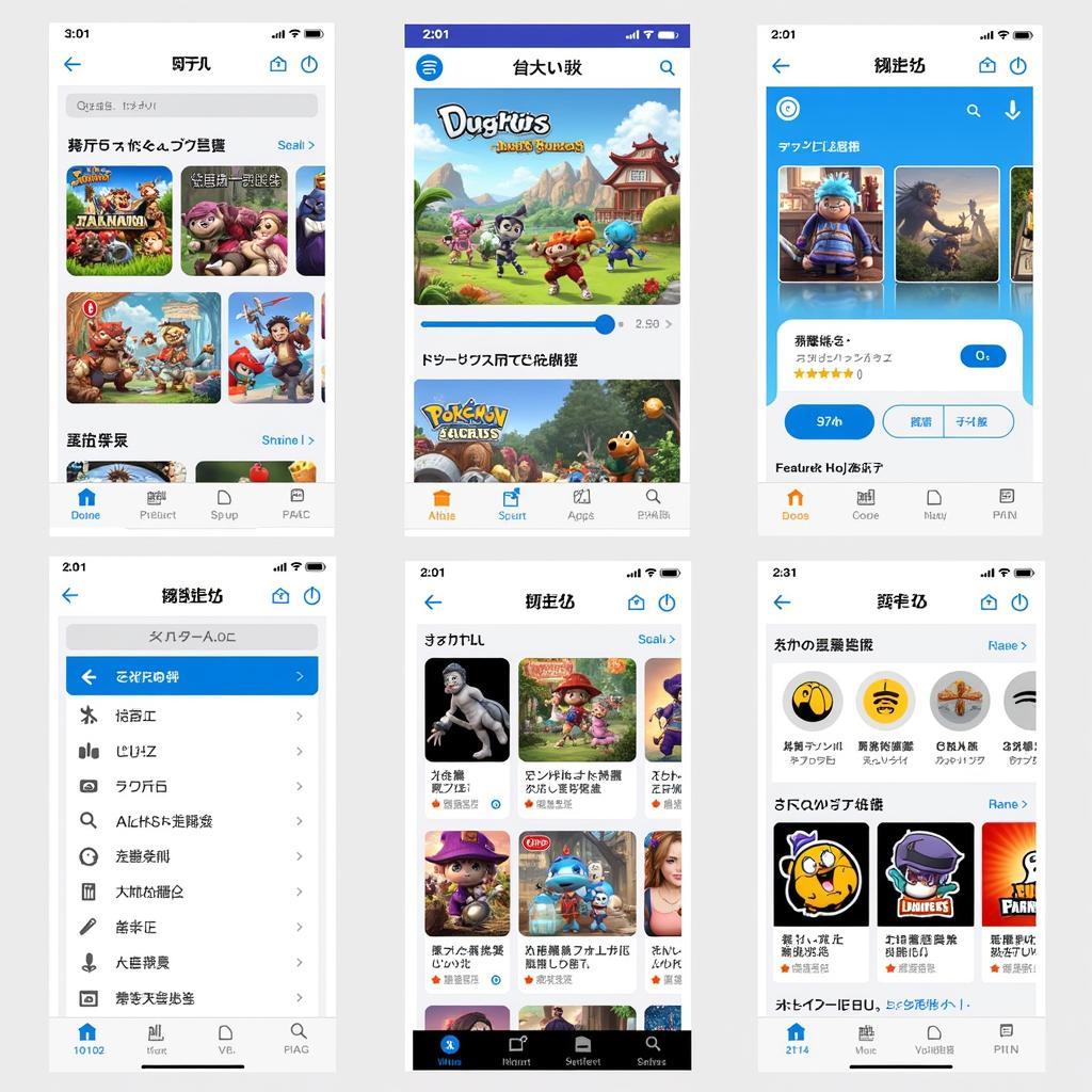 Japanese App Store Interface