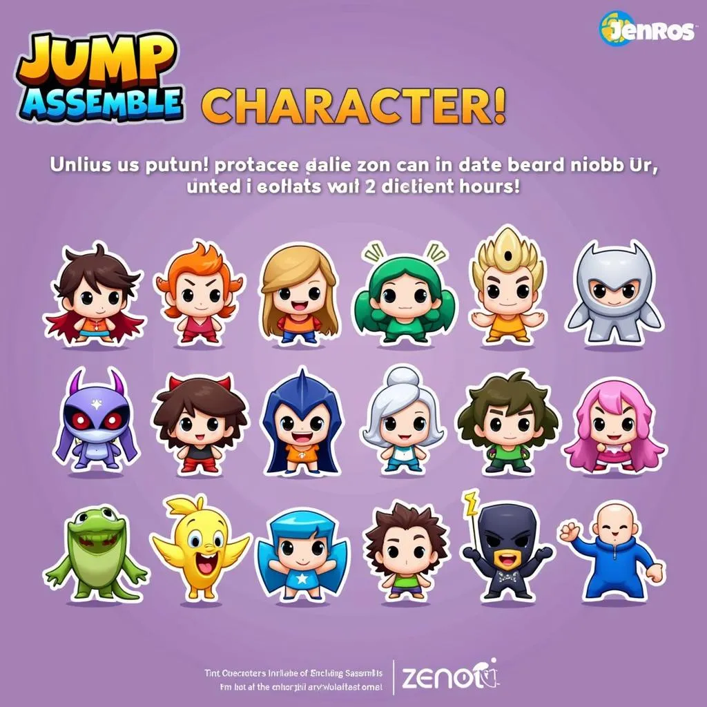 Jump Assemble APK - Different Characters with Unique Abilities