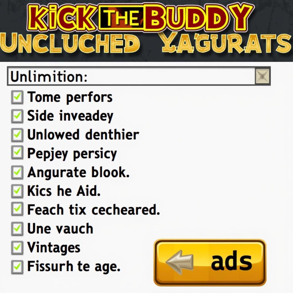 Features of Kick The Buddy APK Hack