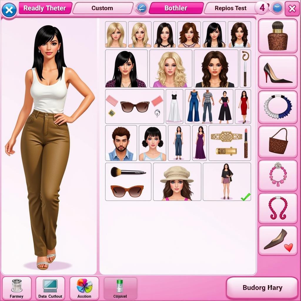 Kim Kardashian Hollywood Mod APK Character Customization