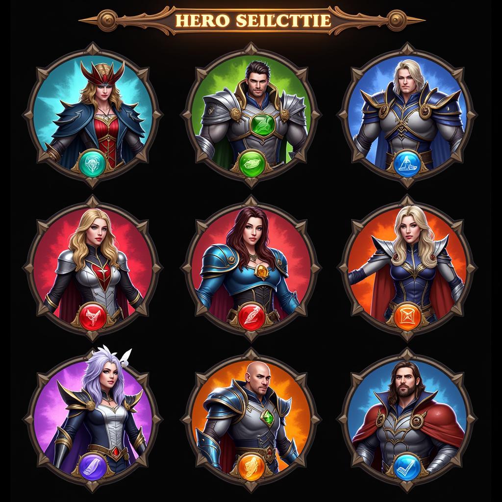 King of Glory Hero Selection Screen