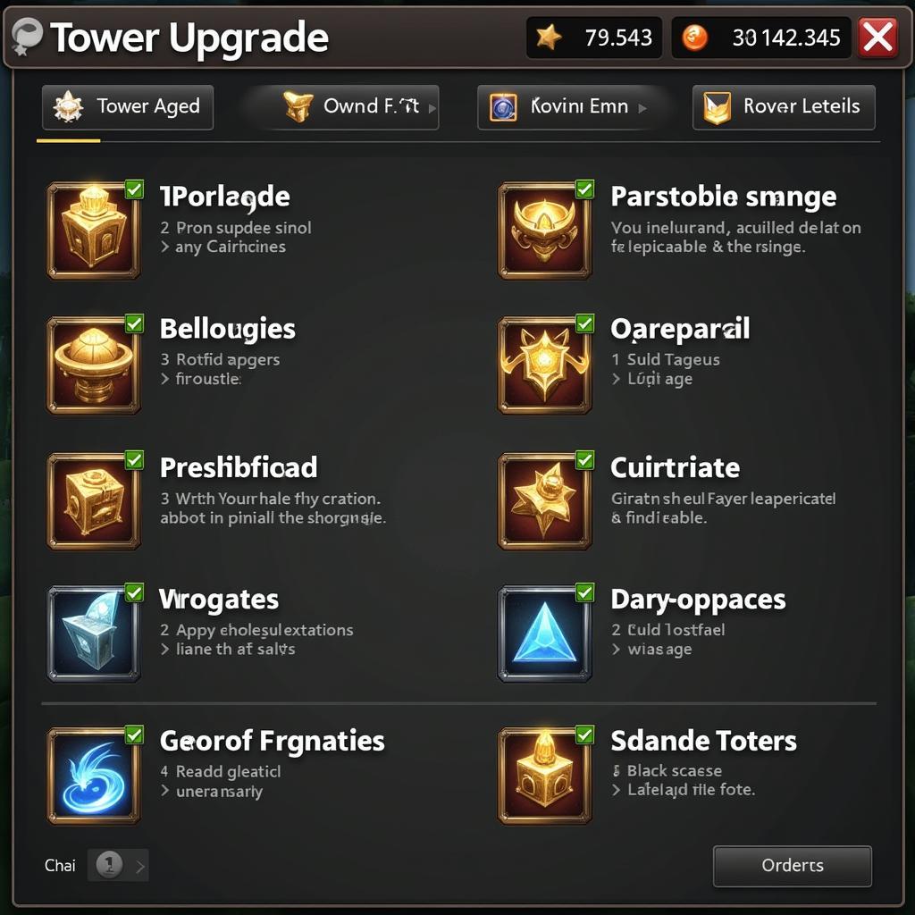 Kingdom Defenders Tower Upgrade