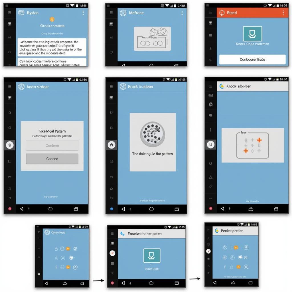 Knock Code Setup Process