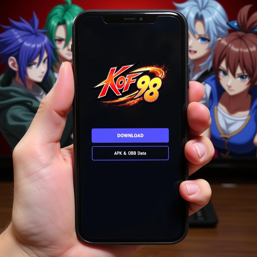 Downloading The King of Fighters 98 APK and Data