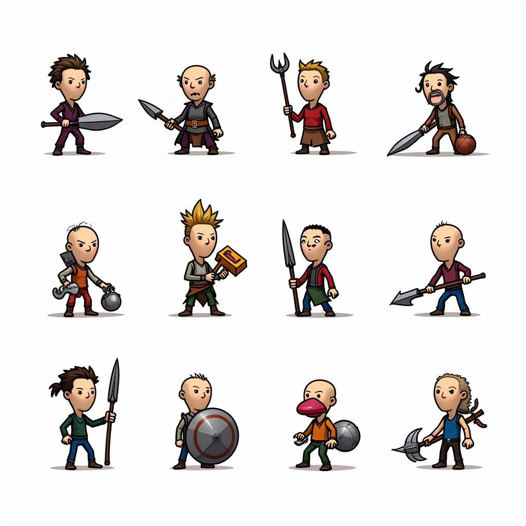 League of Stickman 2 Characters