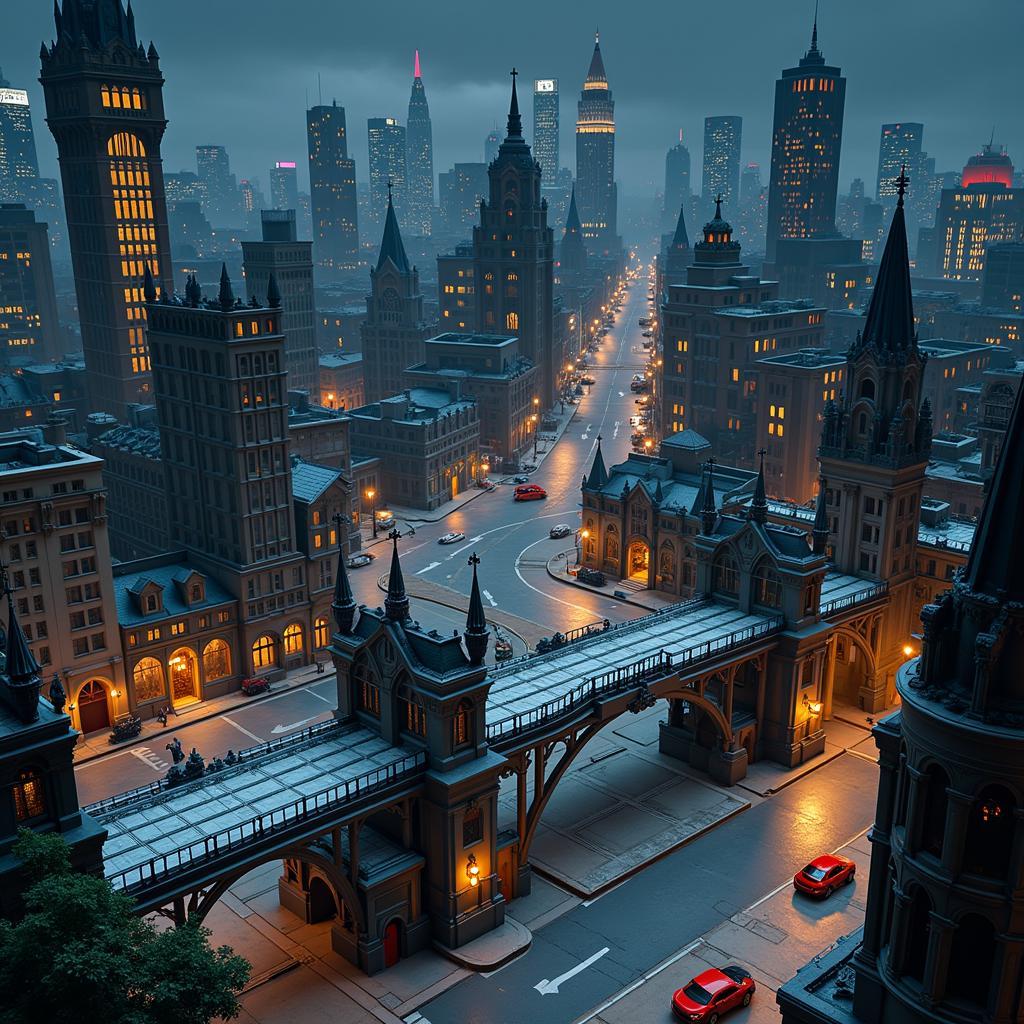 Exploring Gotham City in LEGO Batman