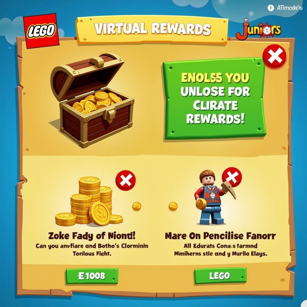 LEGO Juniors APK virtual rewards