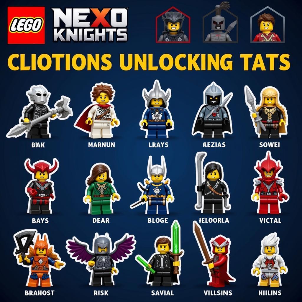 LEGO Nexo Knights Merlok 2.0 Mod Apk Character Selection