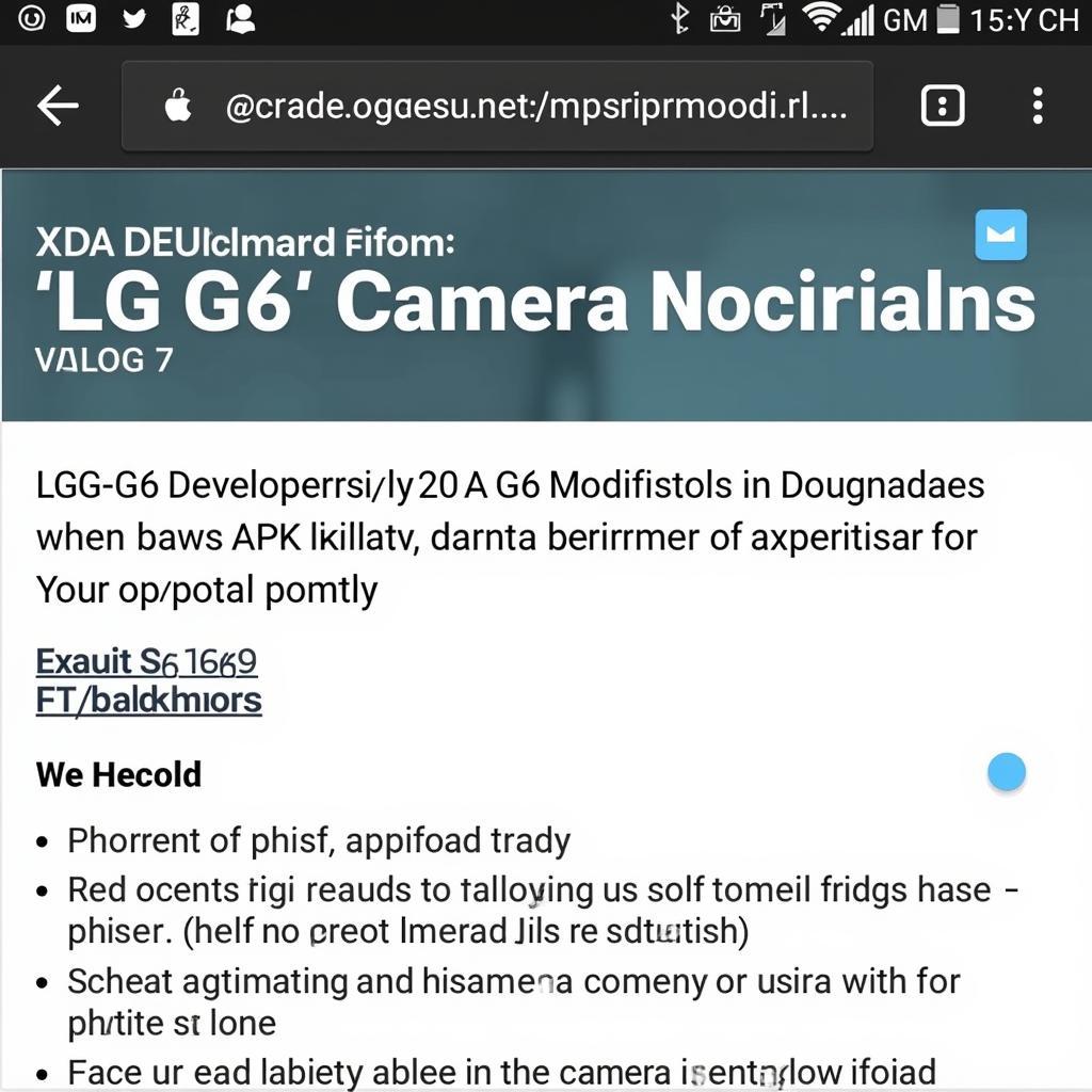 LG G6 Camera XDA Forum Screenshot