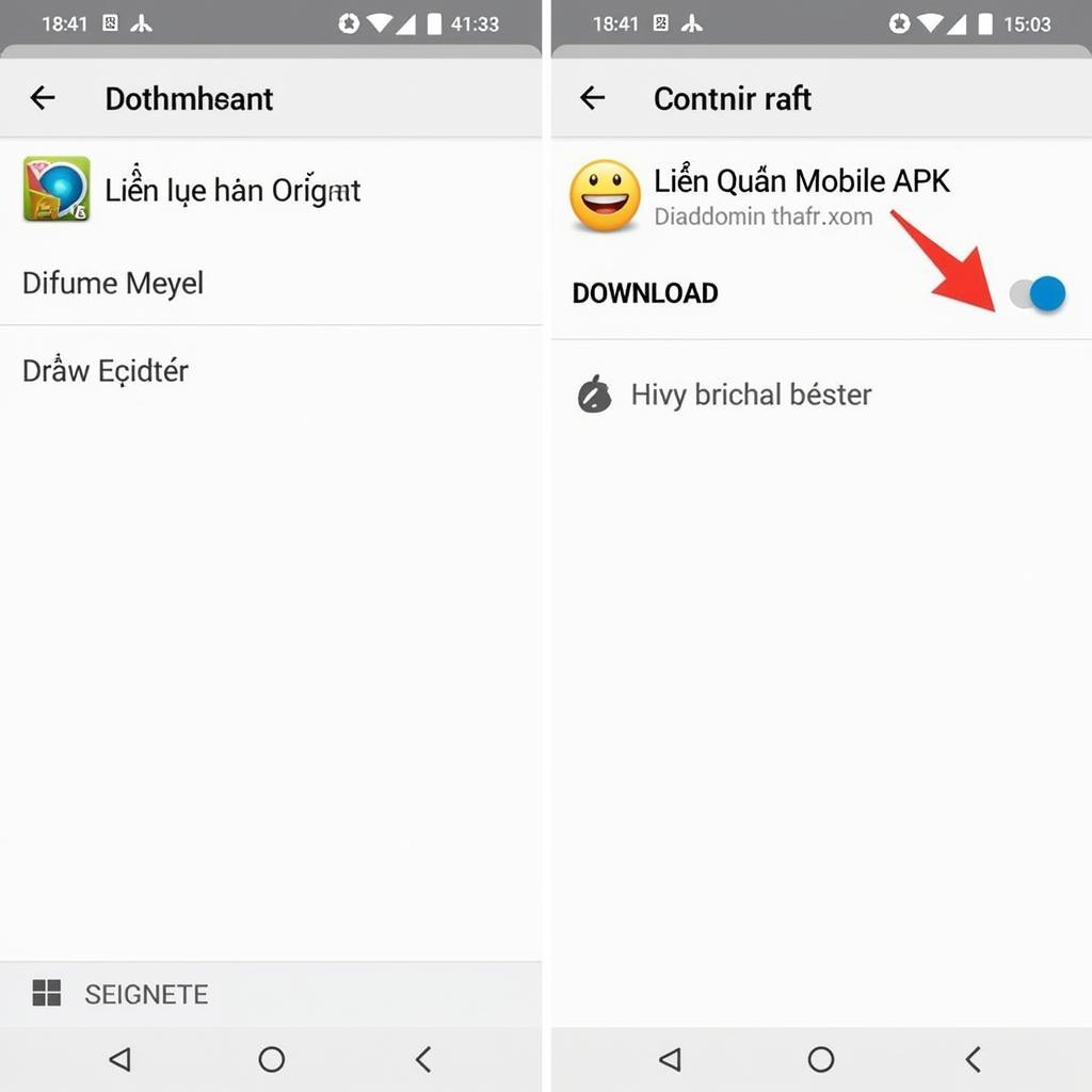 Downloading Liên Quân Mobile APK