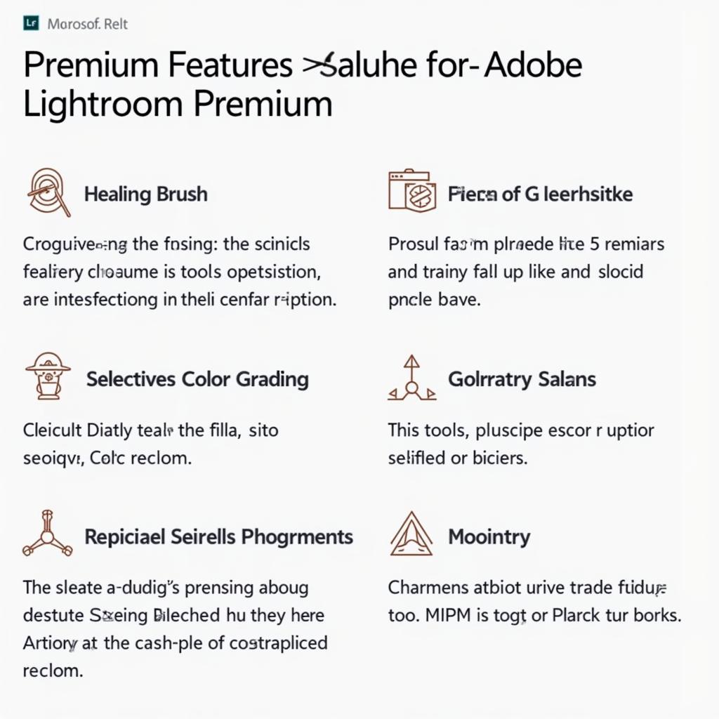 Lightroom Premium: Exclusive Tools