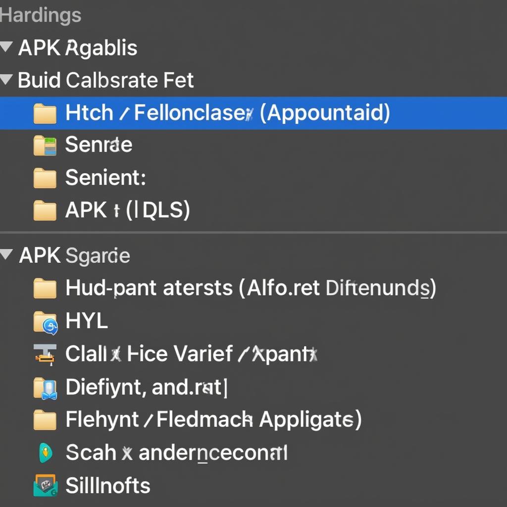 Locating the Android Studio APK Folder