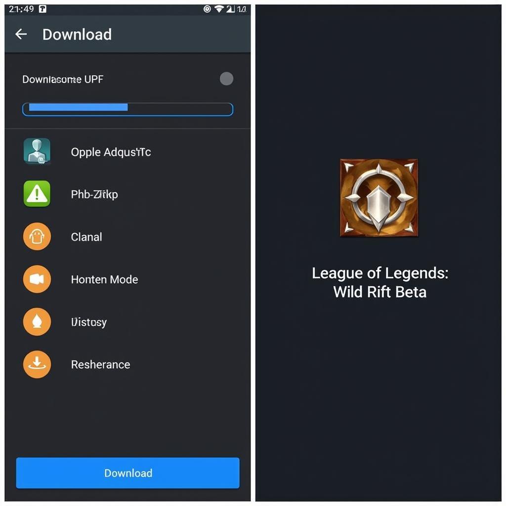 Downloading League of Legends: Wild Rift Beta APK