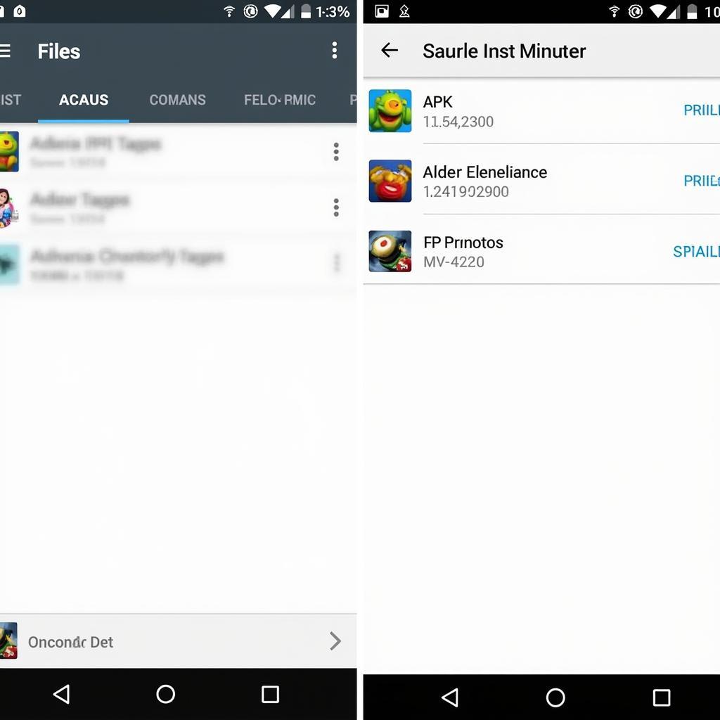 Managing APK files on Android