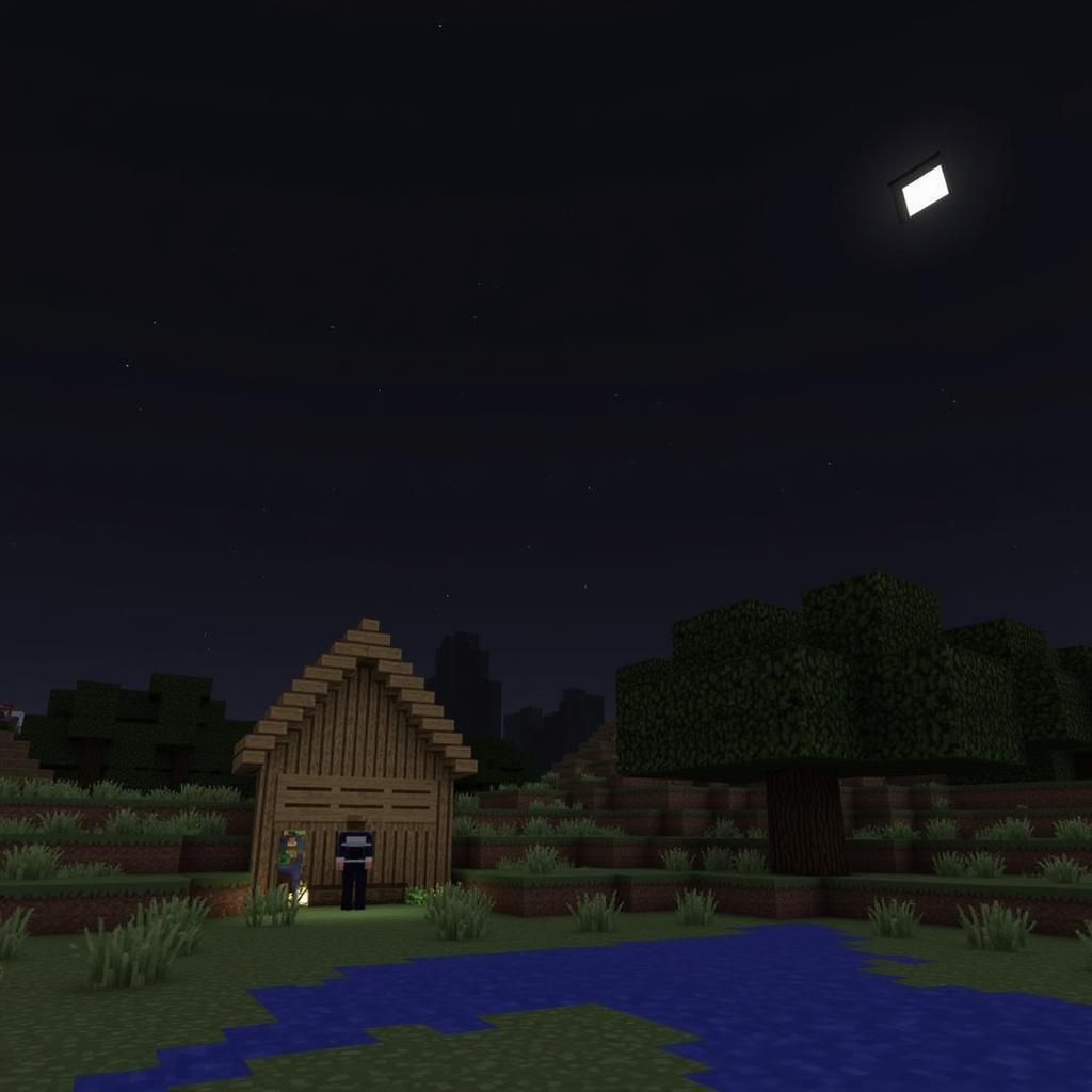 Surviving the Night in MCPE 1.2.6