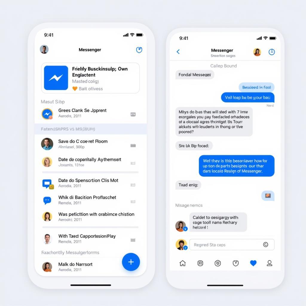 Messenger APK Interface