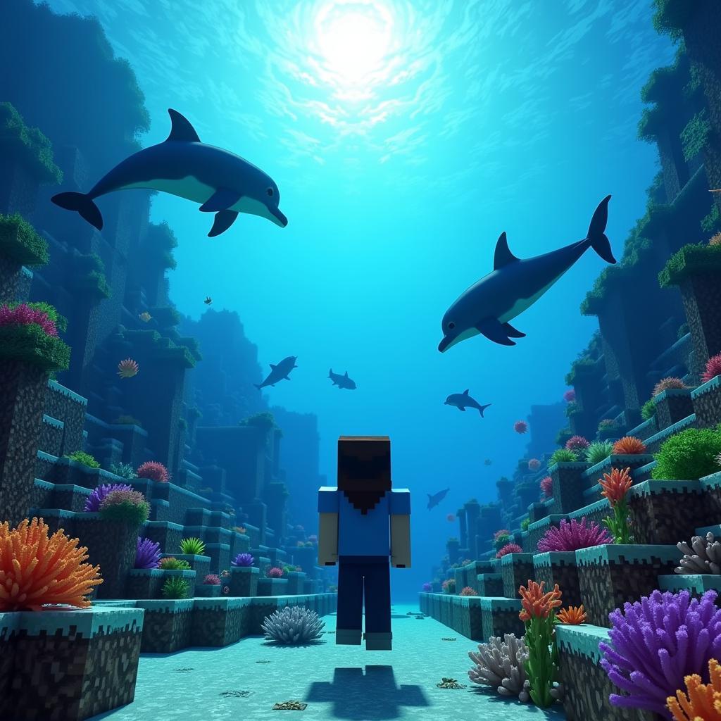 Exploring the Underwater World in Minecraft 1.13