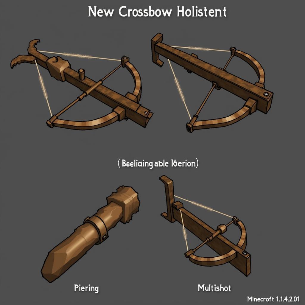 Minecraft 1.14.20.1 Crossbow