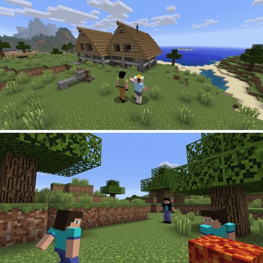 Multiplayer Gameplay in Minecraft PE 1.10.0.7