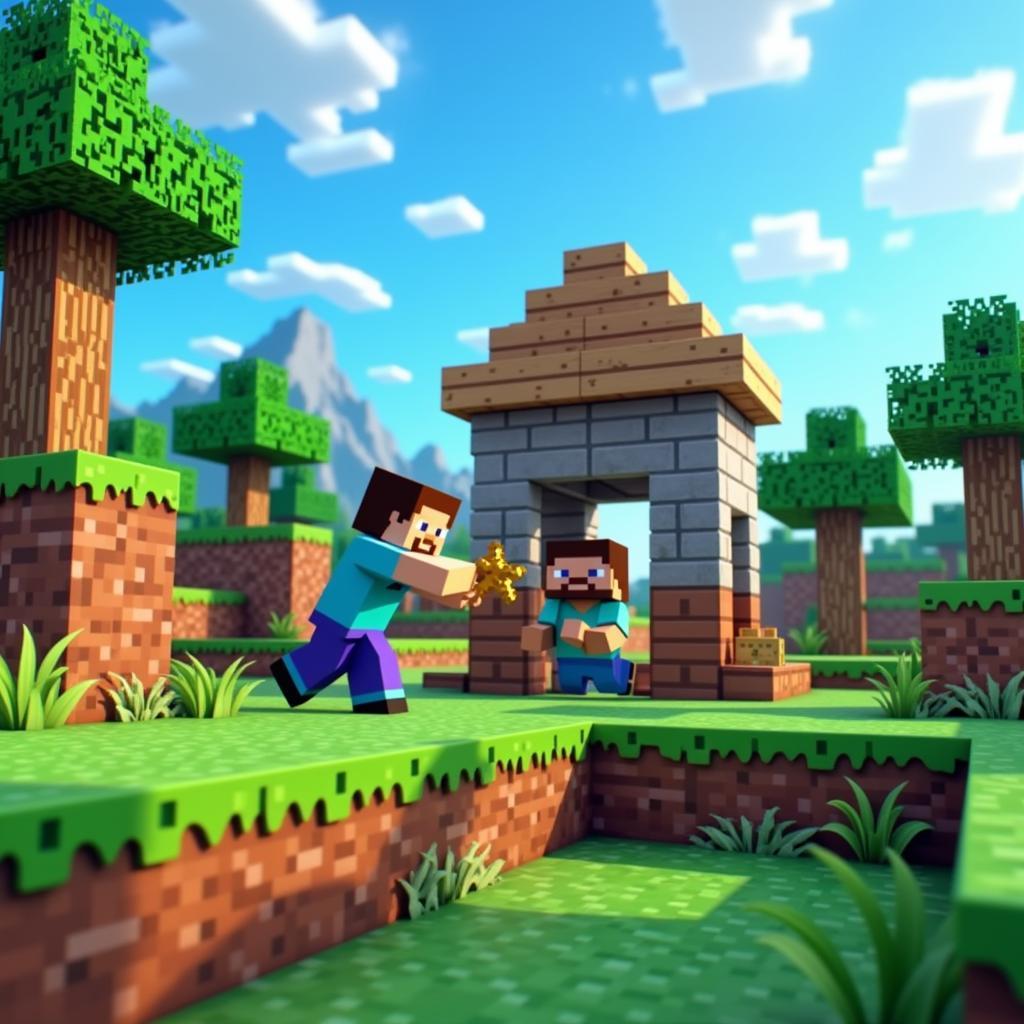 Minecraft PE APK Gameplay Screenshot