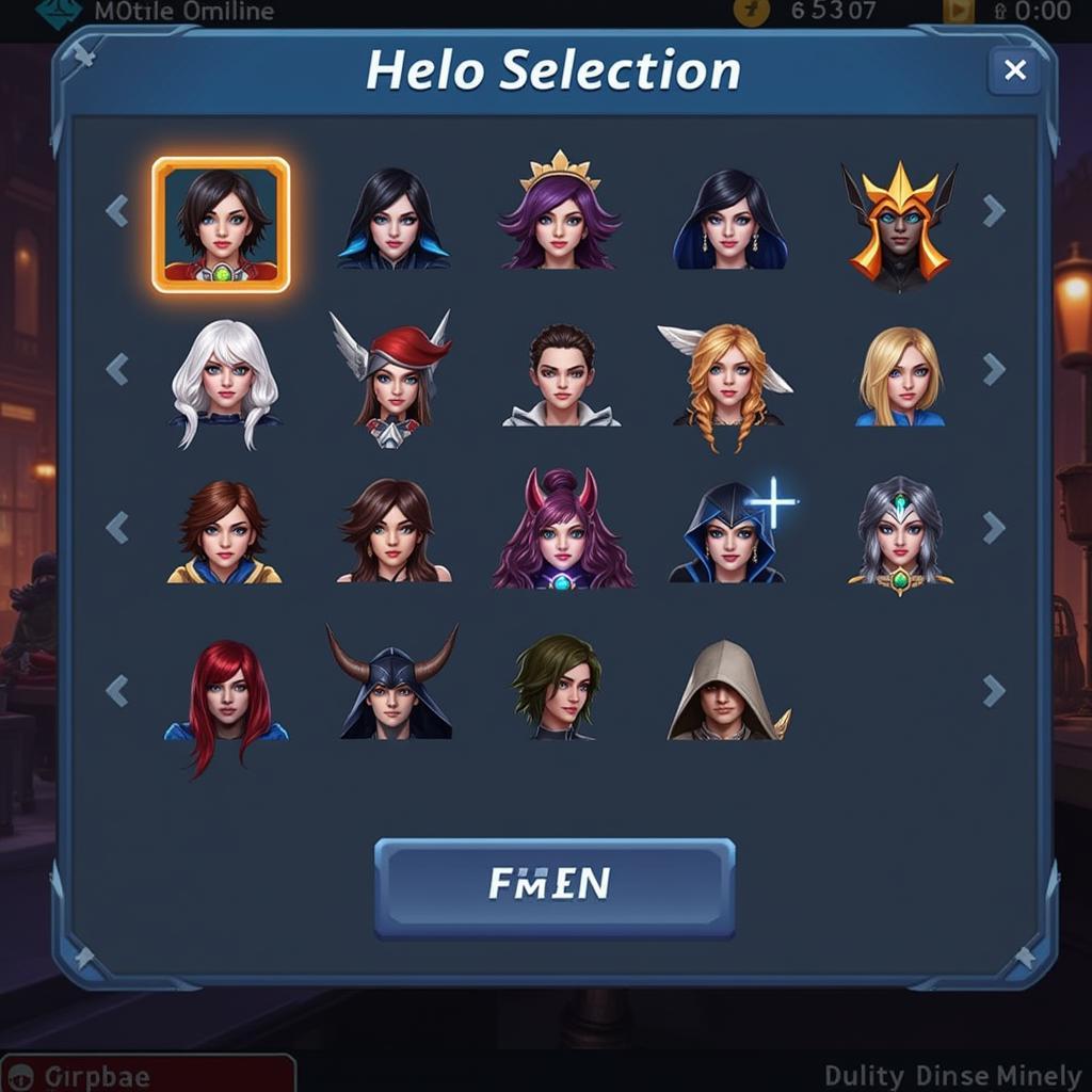 Mobile Legends Bang Bang Offline Mode Character Select