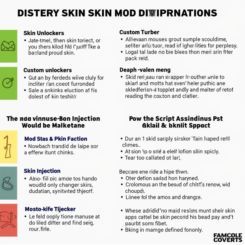 Categorizing Mod Skin Modifications