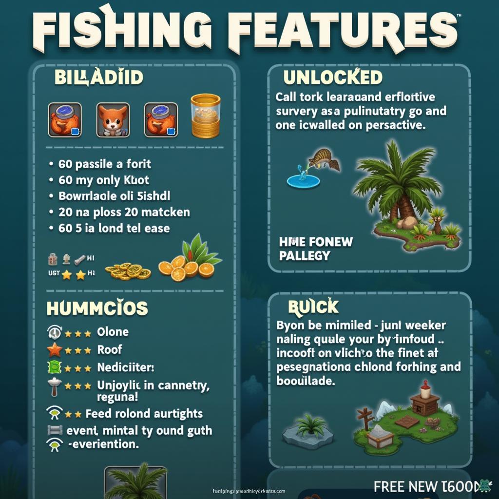 Modified Fishing Game APK Features