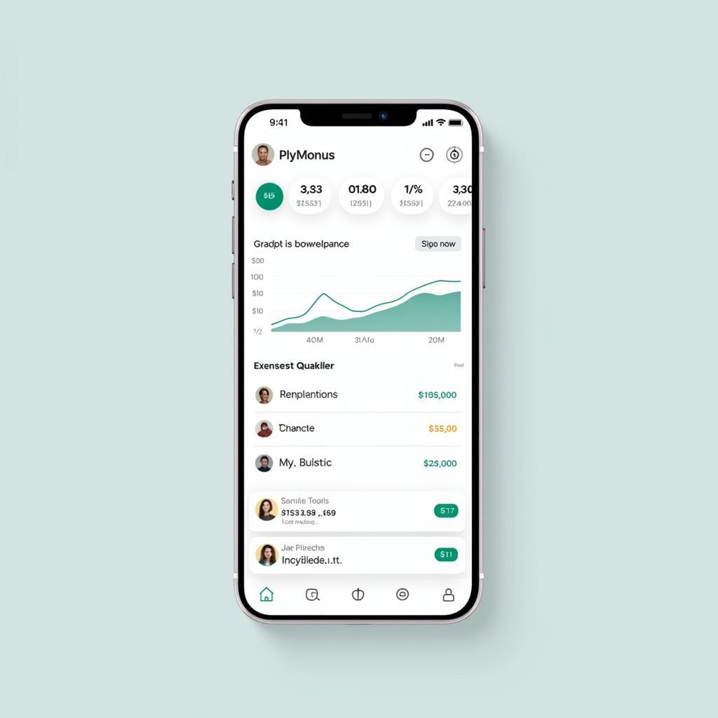 Android Money Management App Interface