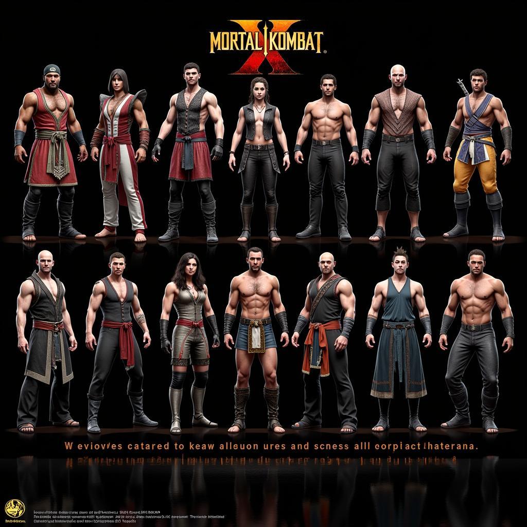 Mortal Kombat X Character Select Screen