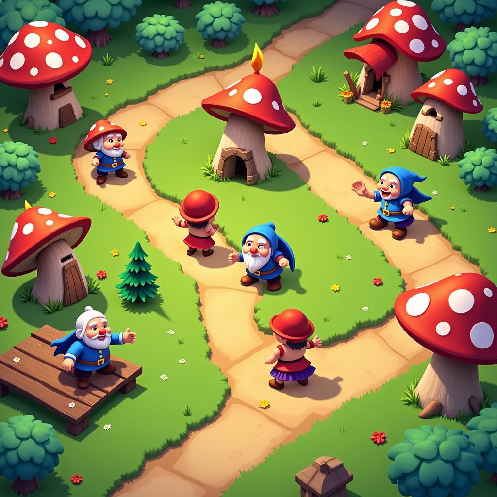 Mushroom Dwarves APK Gameplay Screenshot