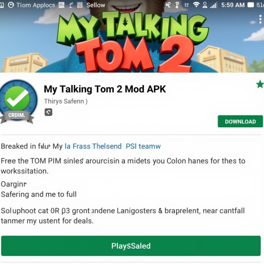 My Talking Tom 2 Mod APK Safety