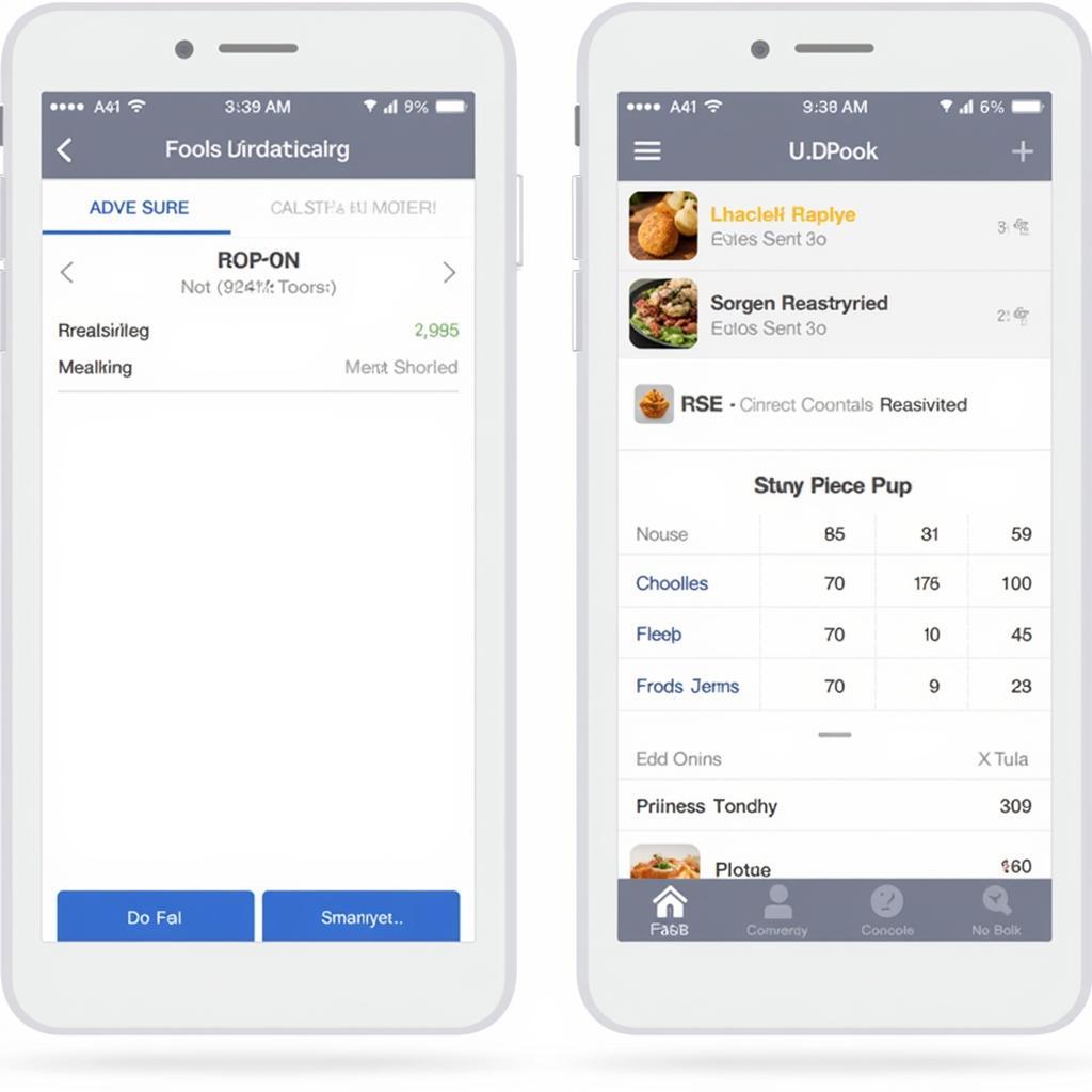 MyFitnessPal App Interface