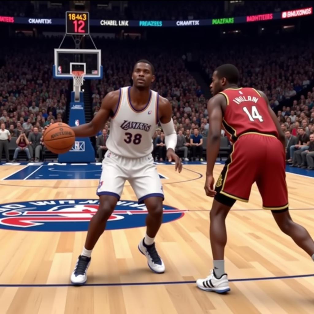 Engaging NBA Live Mobile gameplay